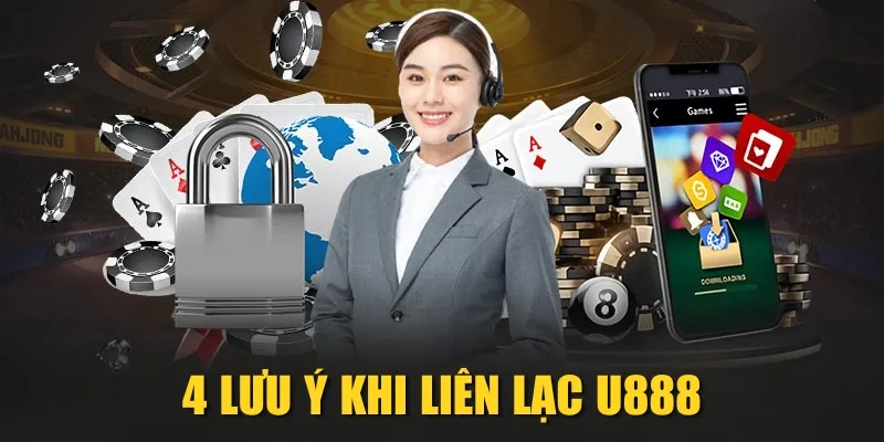 4 lưu ý khi liên lạc U888