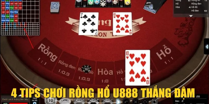 4 Tips chơi Rồng Hổ U888 thắng đậm