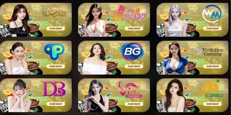 Danh mục hấp dẫn tập hợp đa dạng sảnh casino hàng đầu